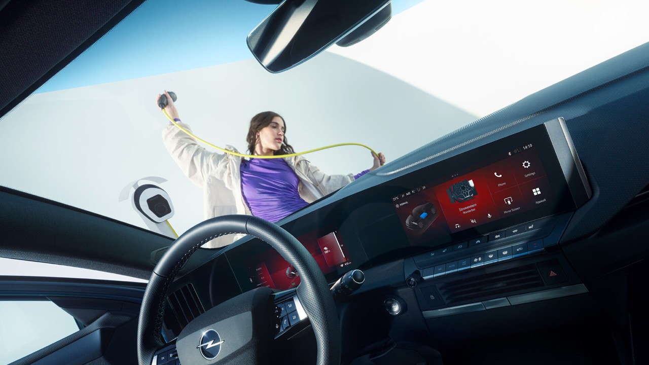 Opel, Astra Sports Tourer Electric Innenansicht
